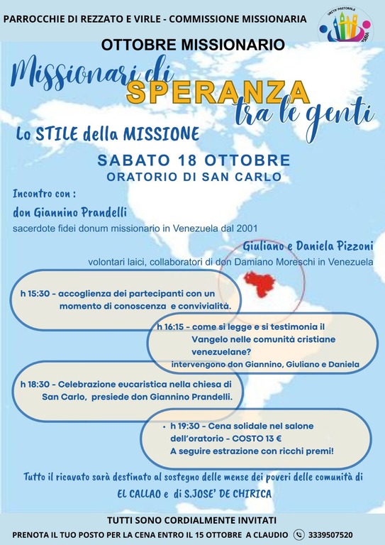 MISSIONI DI SPERANZA TRA LE GENTI