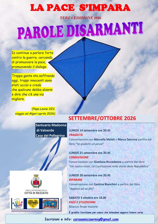 LA PACE SI IMPARA